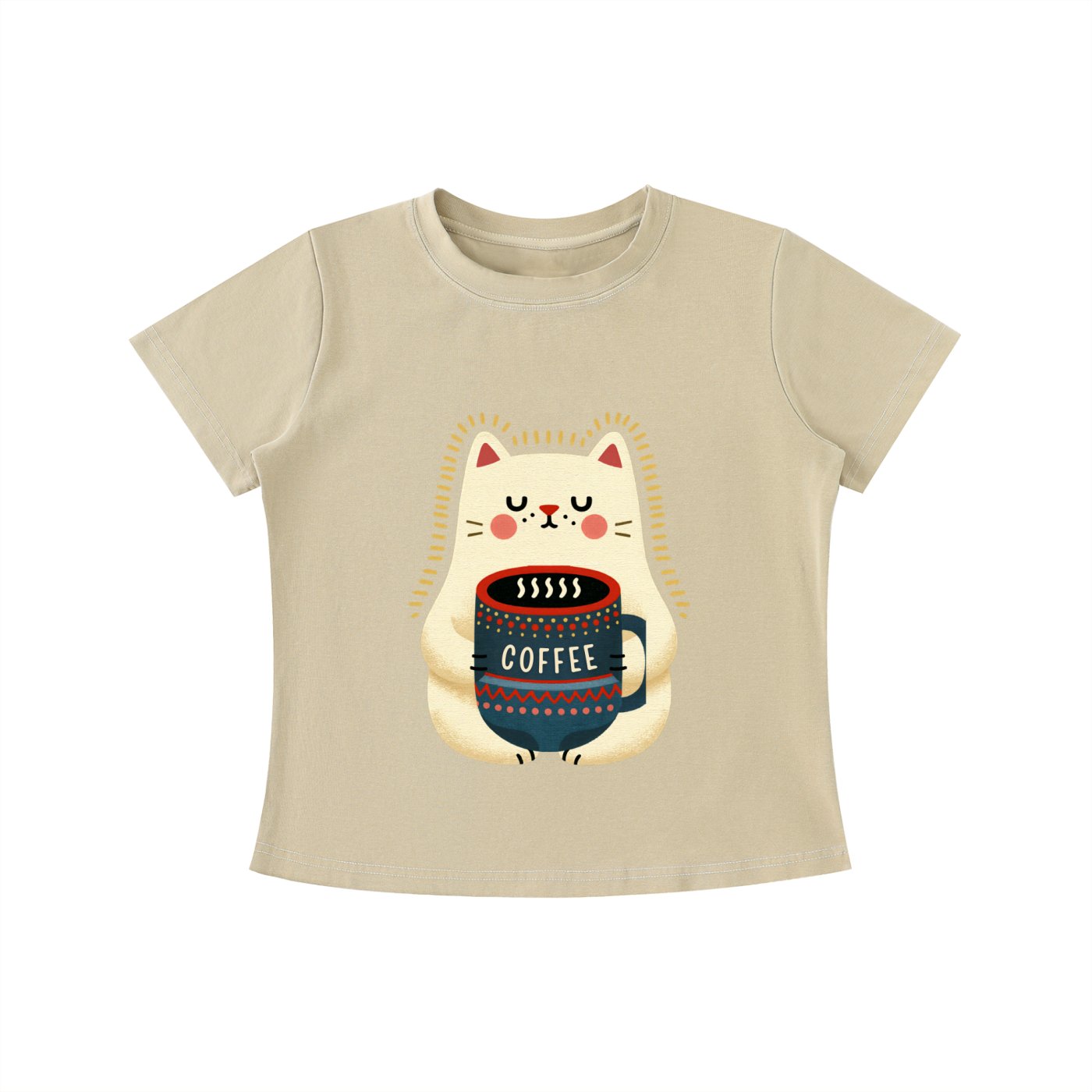 Cozy Cat Coffee Tee