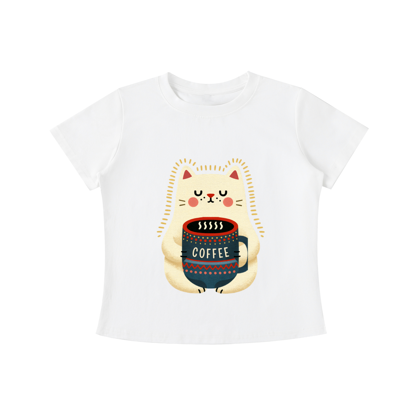 Cozy Cat Coffee Tee