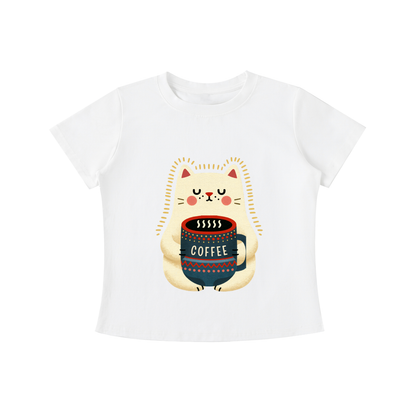 Cozy Cat Coffee Tee