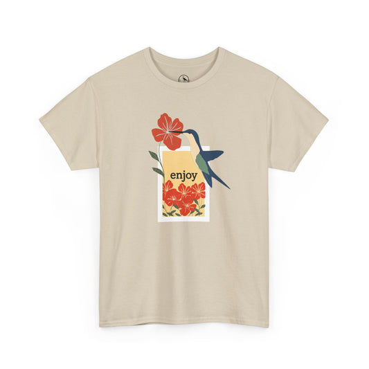 Vintage Floral Hummingbird image 0