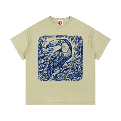 Vintage Botanical Bird Tee