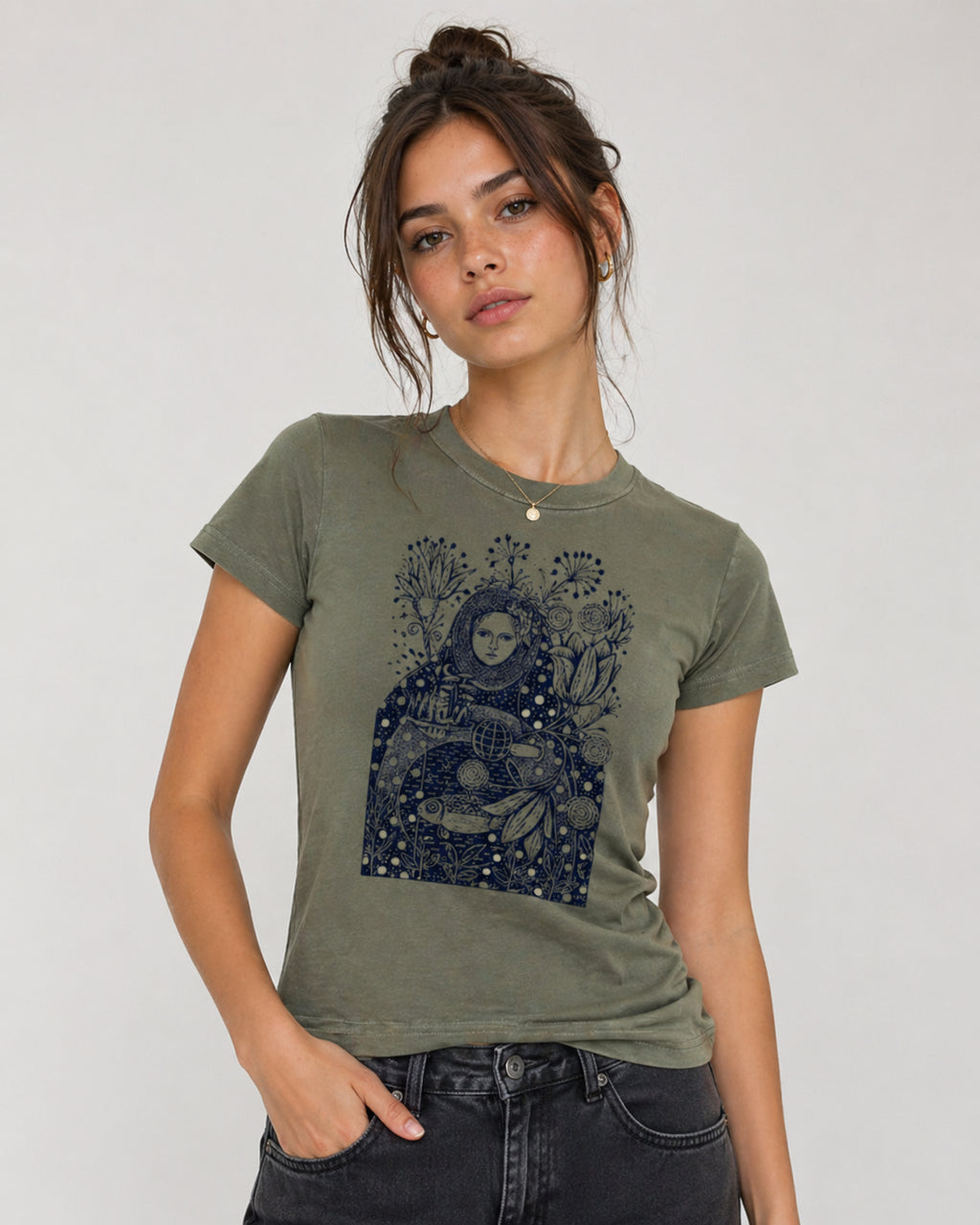Celestial Garden Portrait Graphic Tee