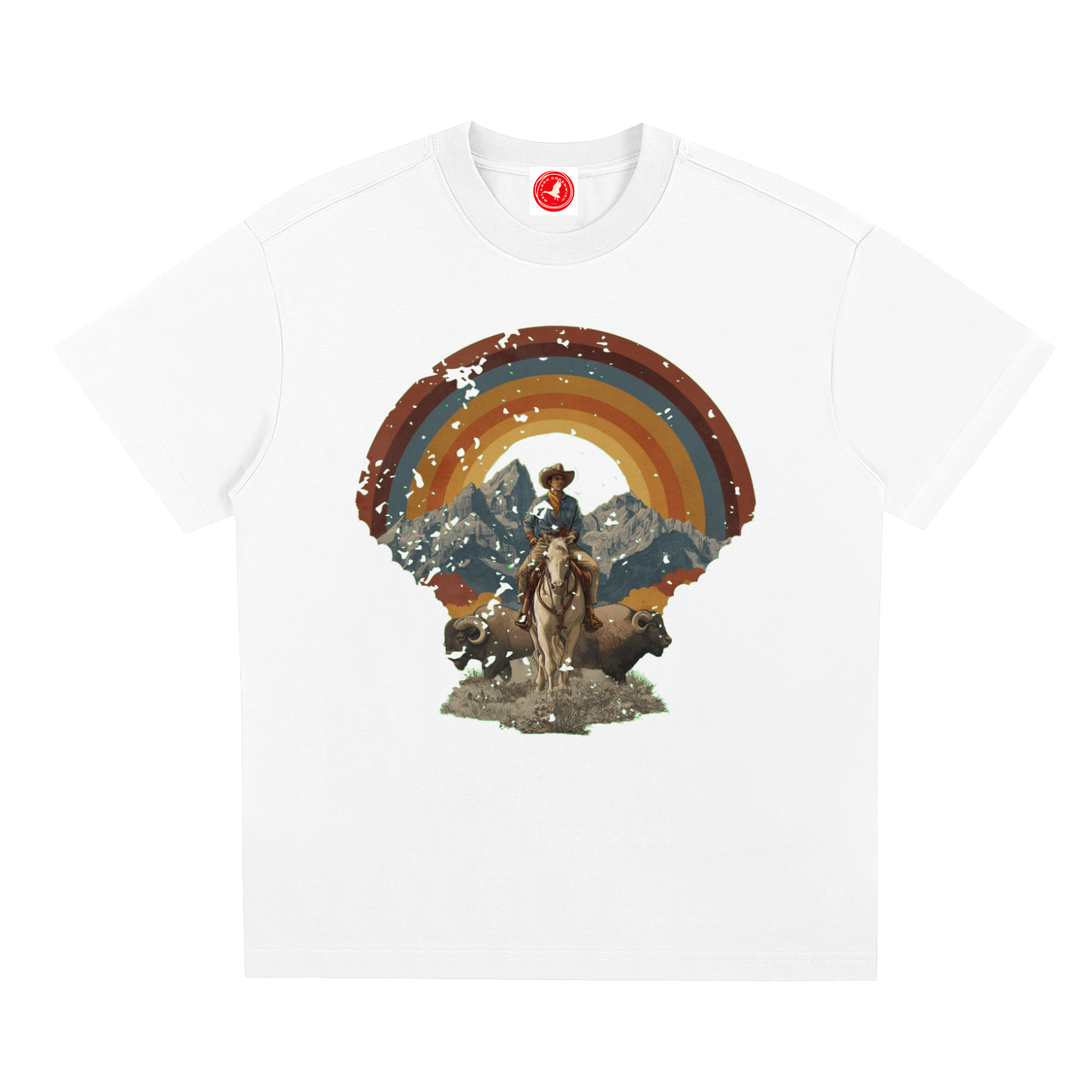 Wild West Sunset Rider Tee