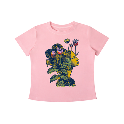 Floral Mind Silhouette Tee