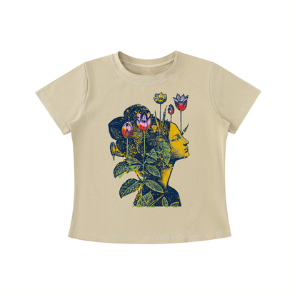 Floral Mind Silhouette Tee