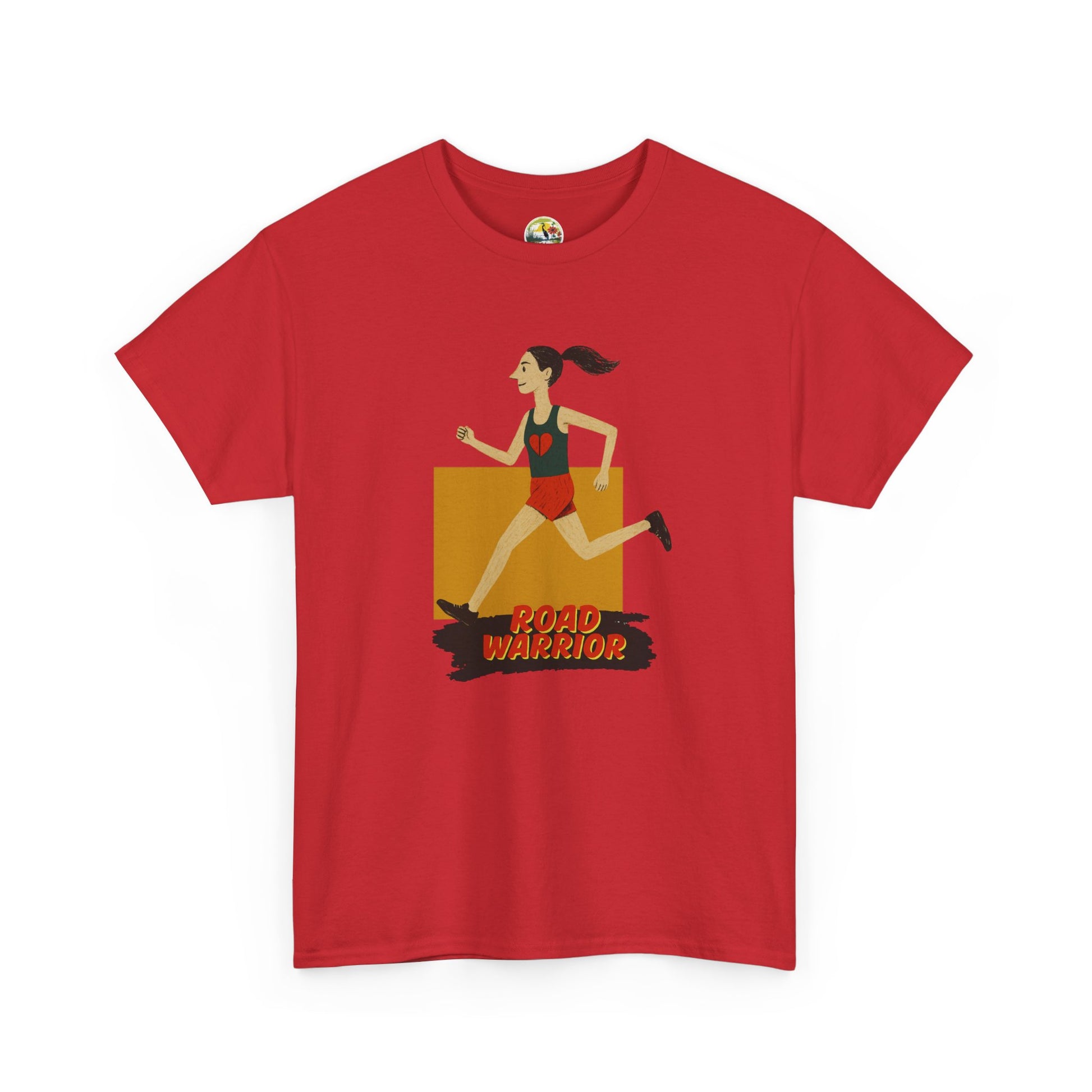 Female "Road Warrior" Unisex Heavy Cotton Tee image 9