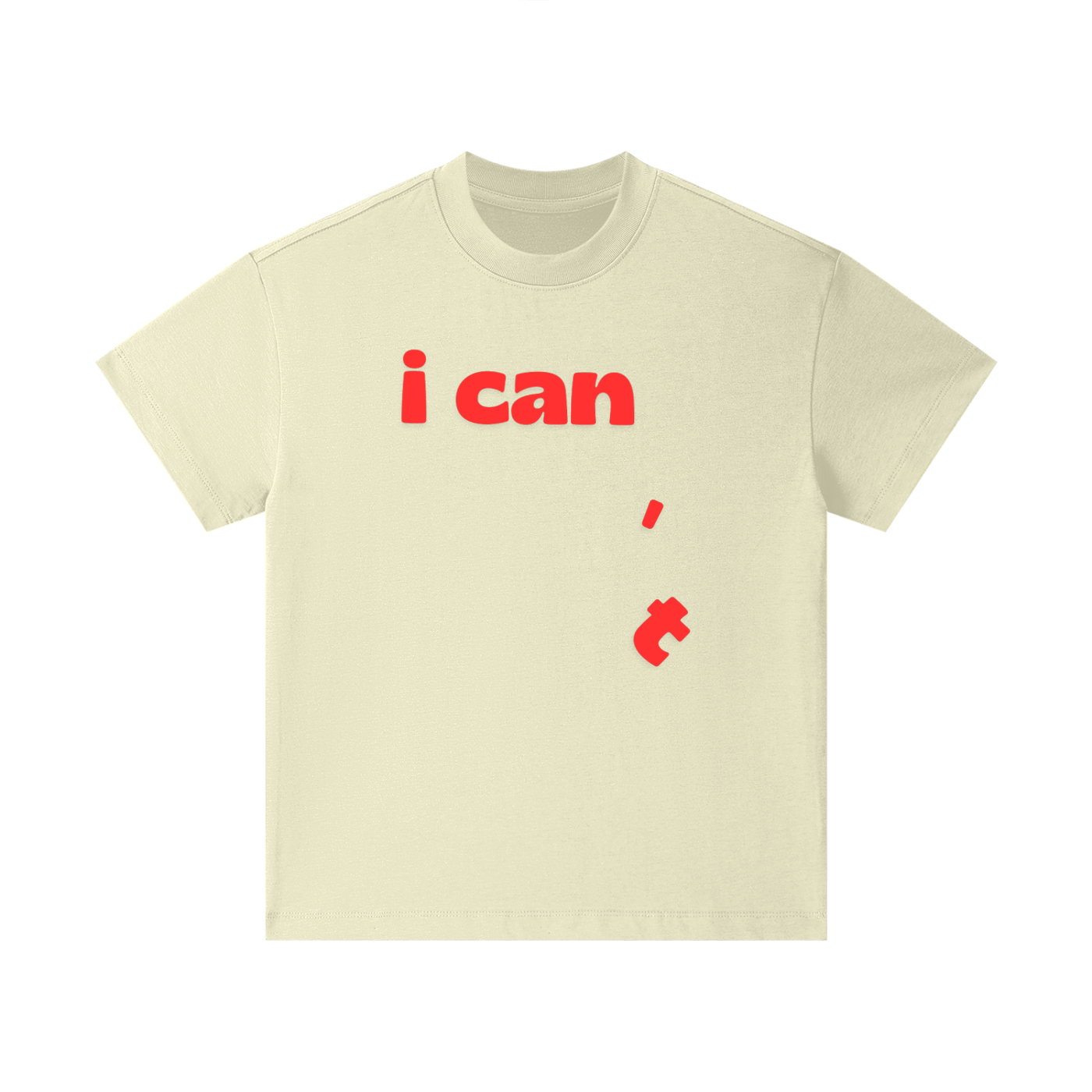 Motivational I Can graphic printed on cotton kids t-shirt