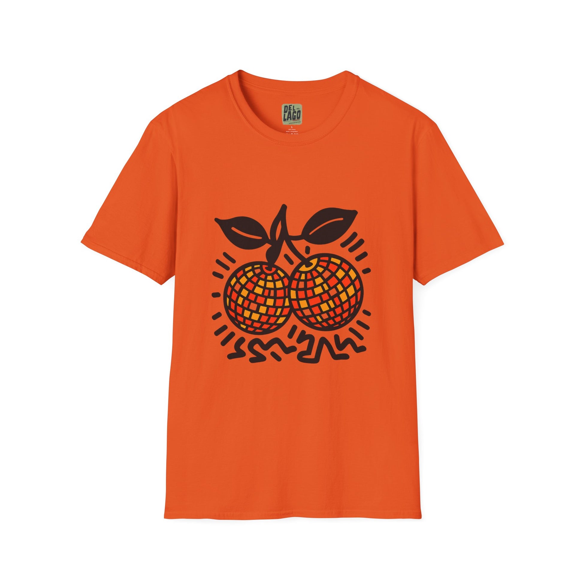 🍊✨ Orange Disco Ball Tee image 10