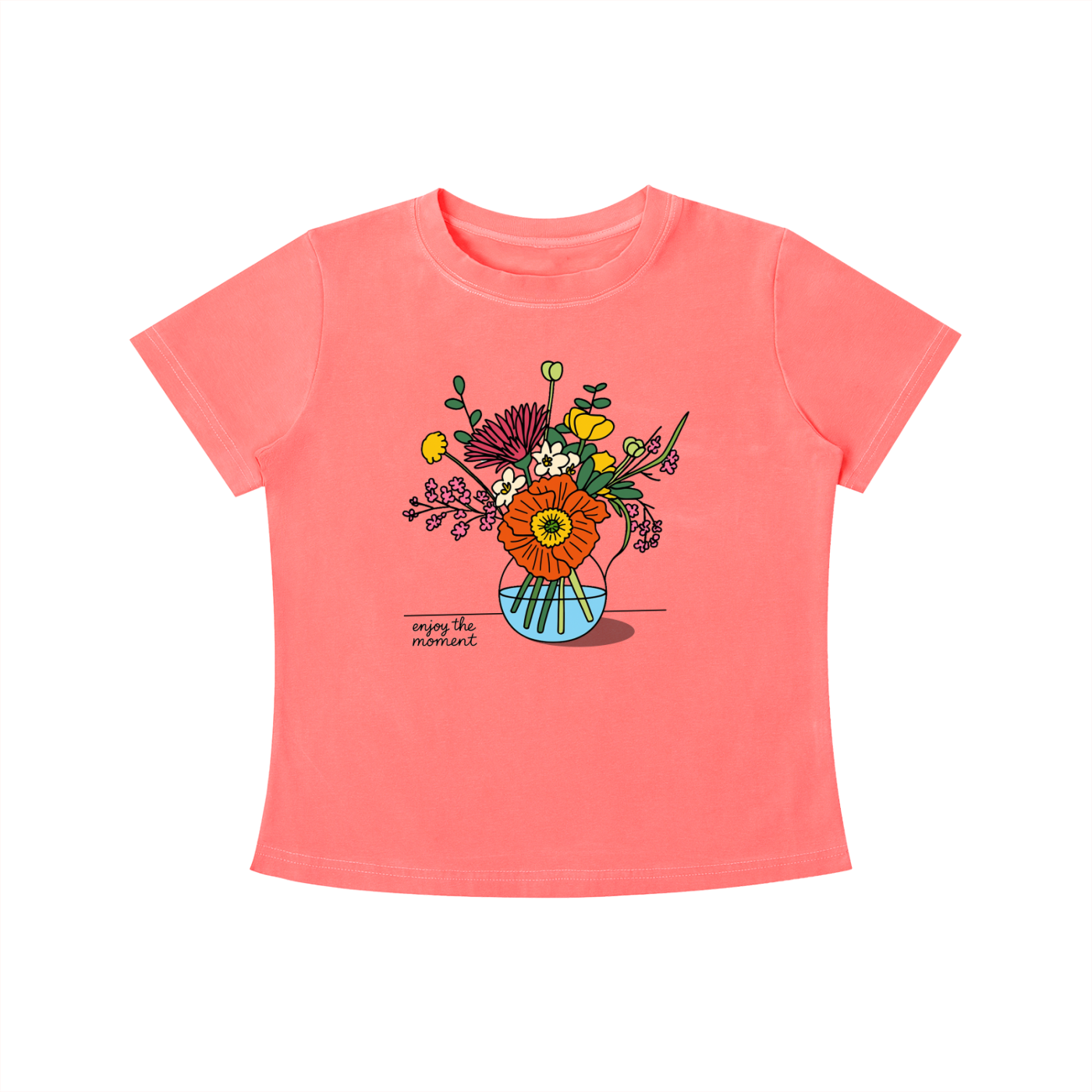 Enjoy the Moment Floral Tee