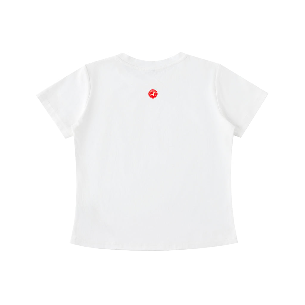 Botanical Blue Folk Art Graphic Tee
