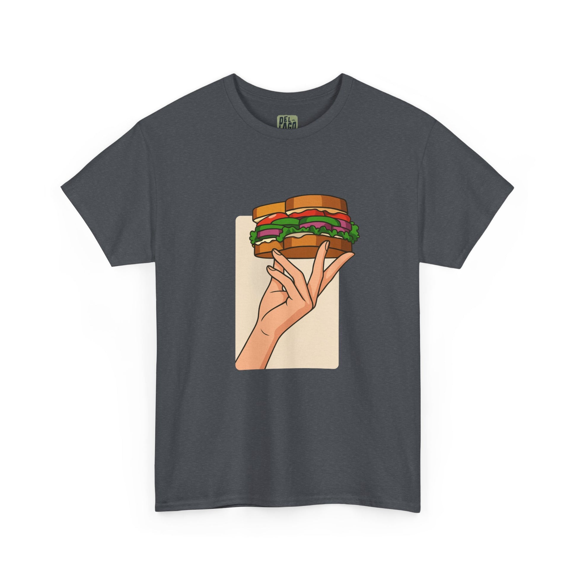 Hand-Illustrated Burger Tee image 0
