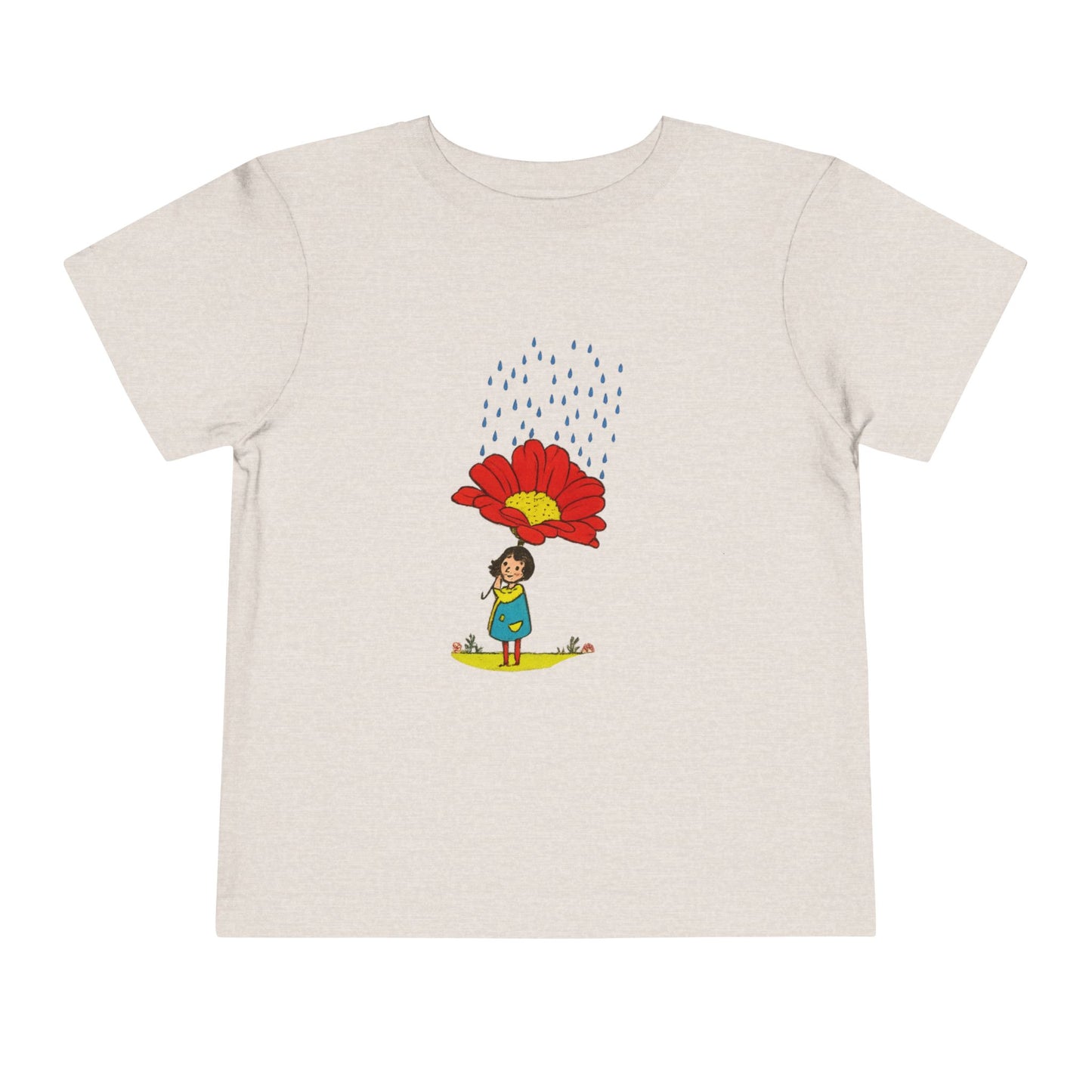 “Flower Umbrella” Toddler Tee image 4