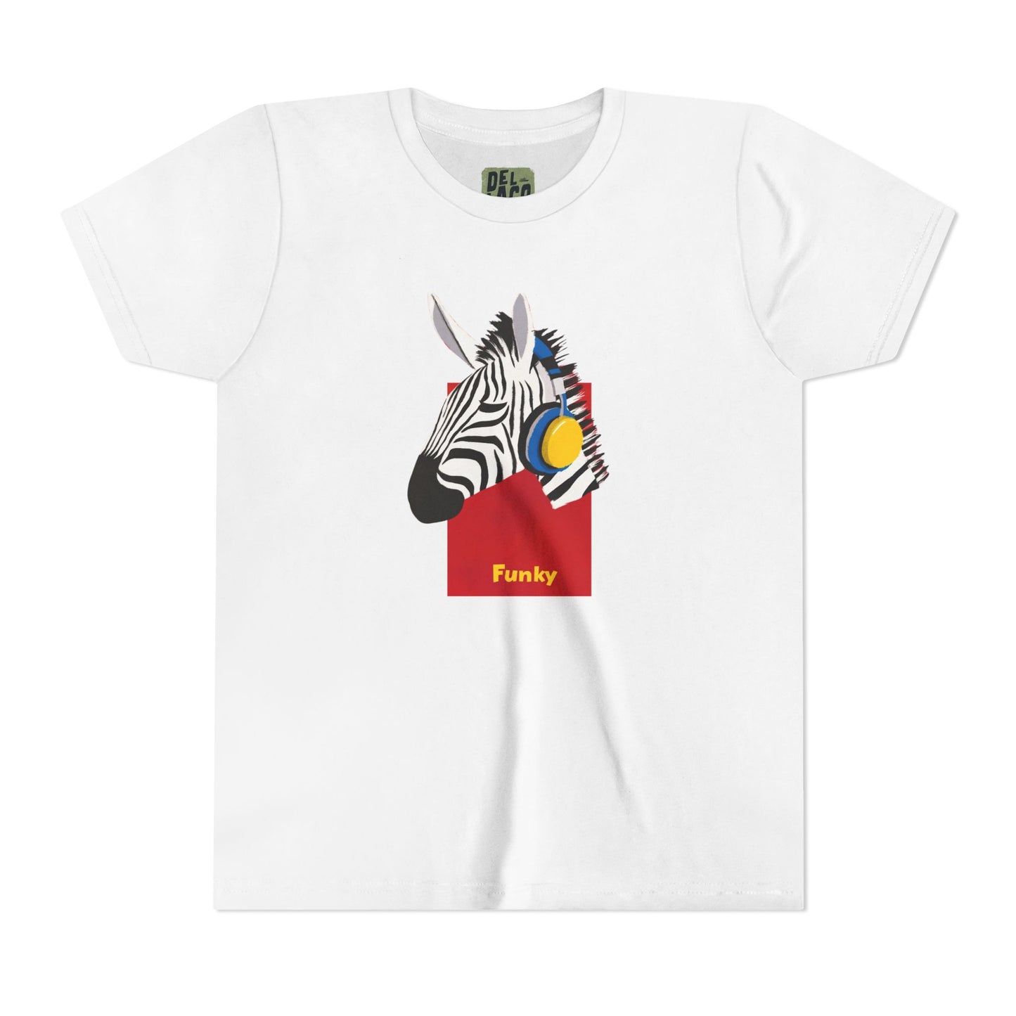 Funky Zebra Youth T-Shirt  image 6