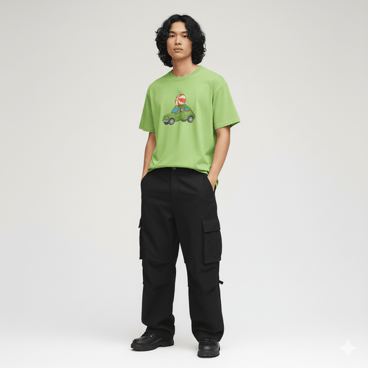 Beach Ride Teen T-Shirt | Retro Car Summer Graphic Tee