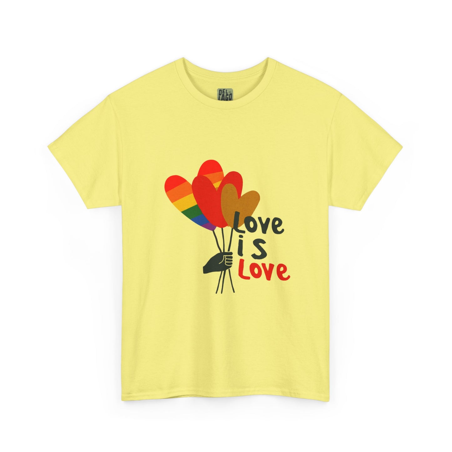 "Love is Love" Heart Balloon T-Shirt – Celebrate Pride & Unity image 12