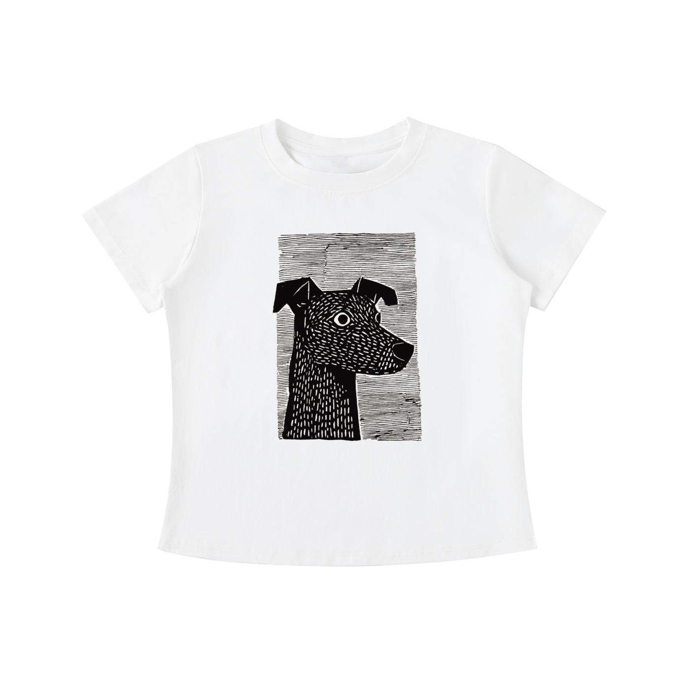 Minimalist Dog Sketch Tee