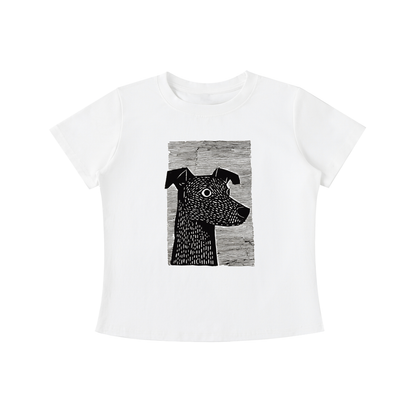 Minimalist Dog Sketch Tee
