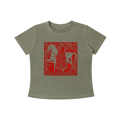 Crimson Horse Tee