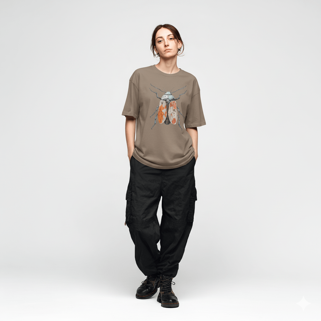 Stag Beetle Teen T-Shirt | Bold Insect Graphic Tee