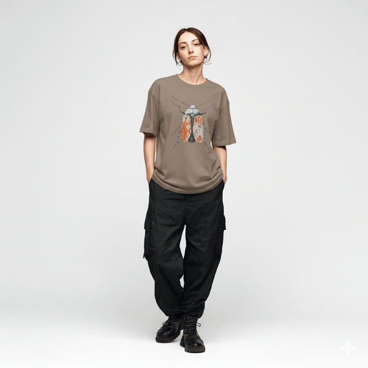 Stag Beetle Teen T-Shirt | Bold Insect Graphic Tee