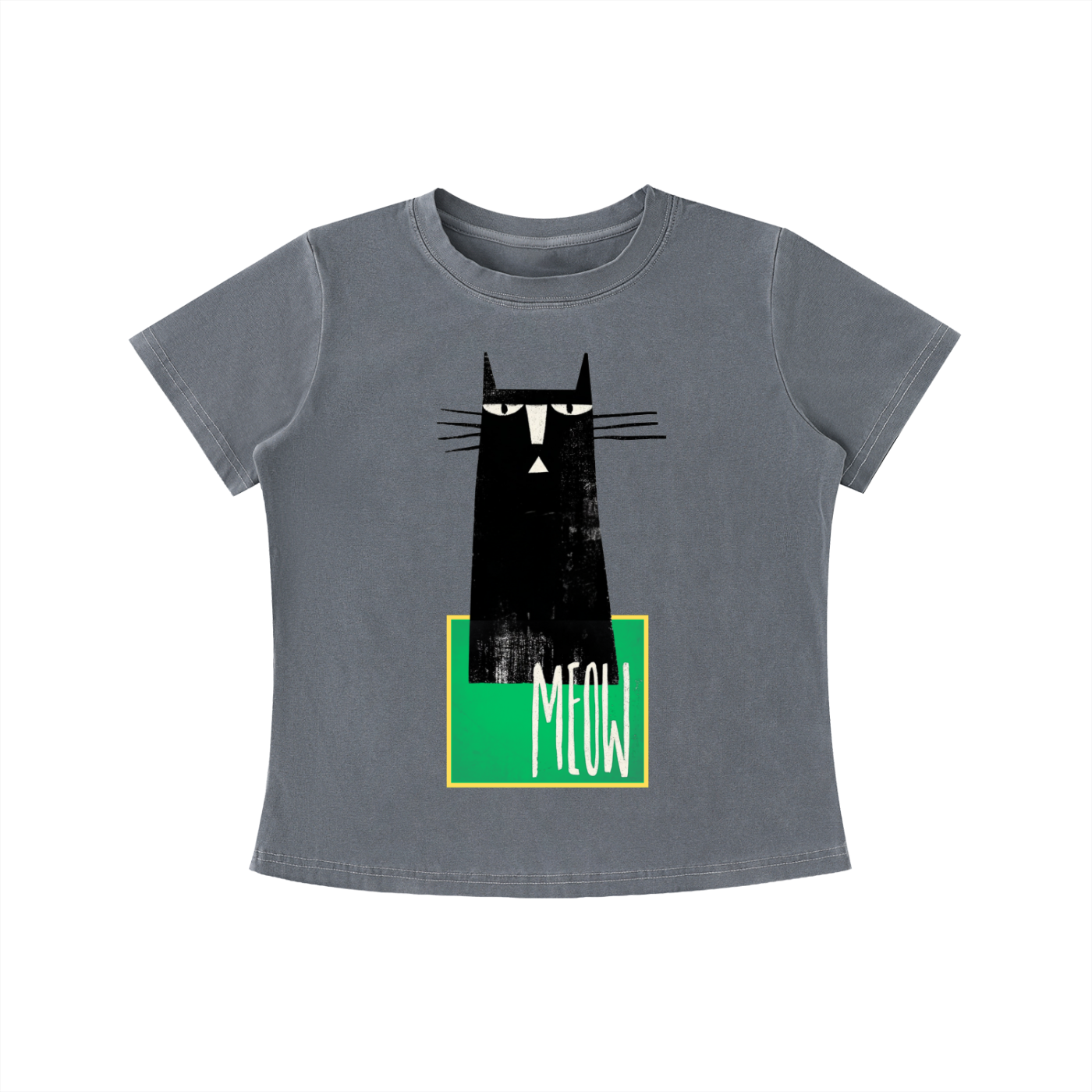 MEOW Minimal Cat Tee