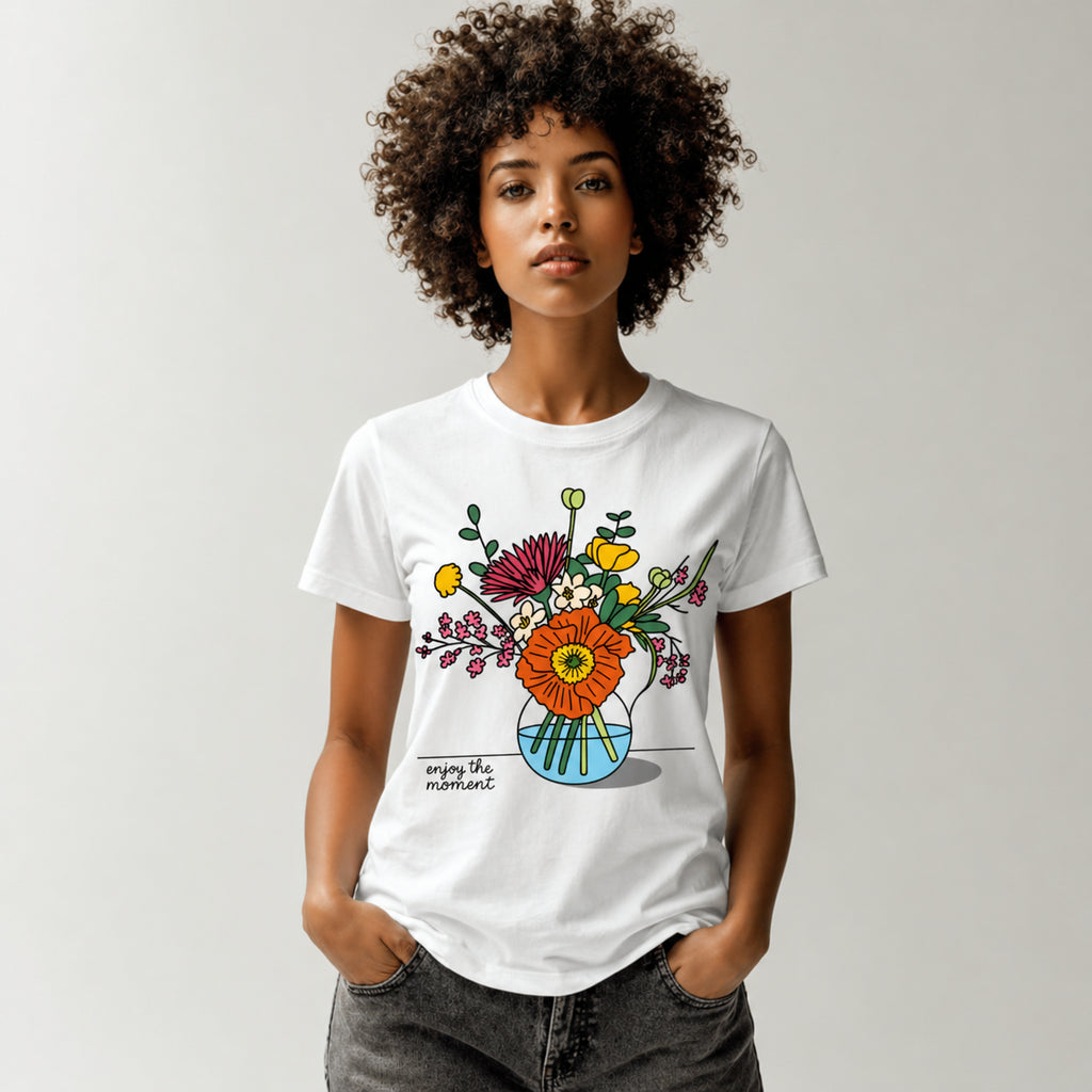 Enjoy the Moment Floral Tee