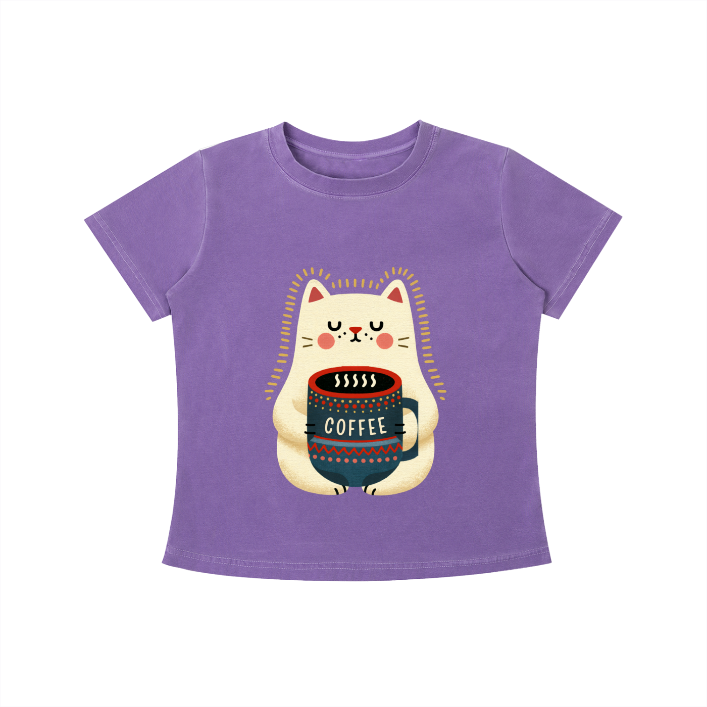 Cozy Cat Coffee Tee