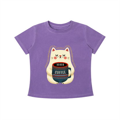 Cozy Cat Coffee Tee
