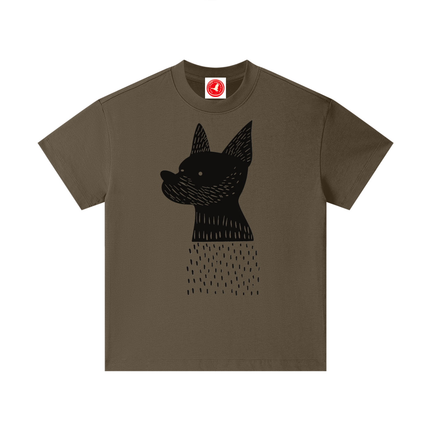 Abstract Dog Graphic