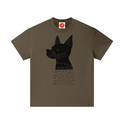 Abstract Dog Graphic
