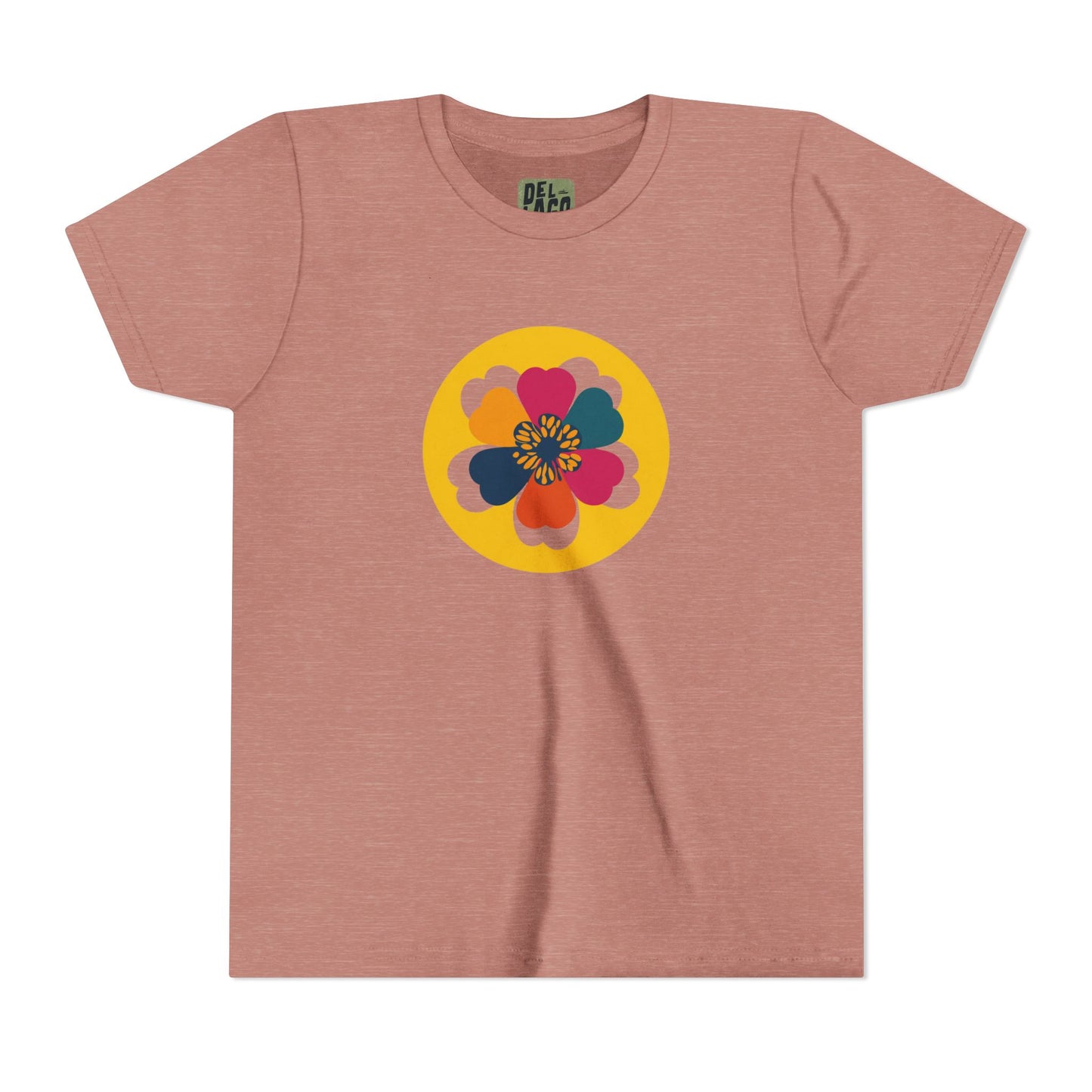 Youth Short Sleeve Flower Tee image 4