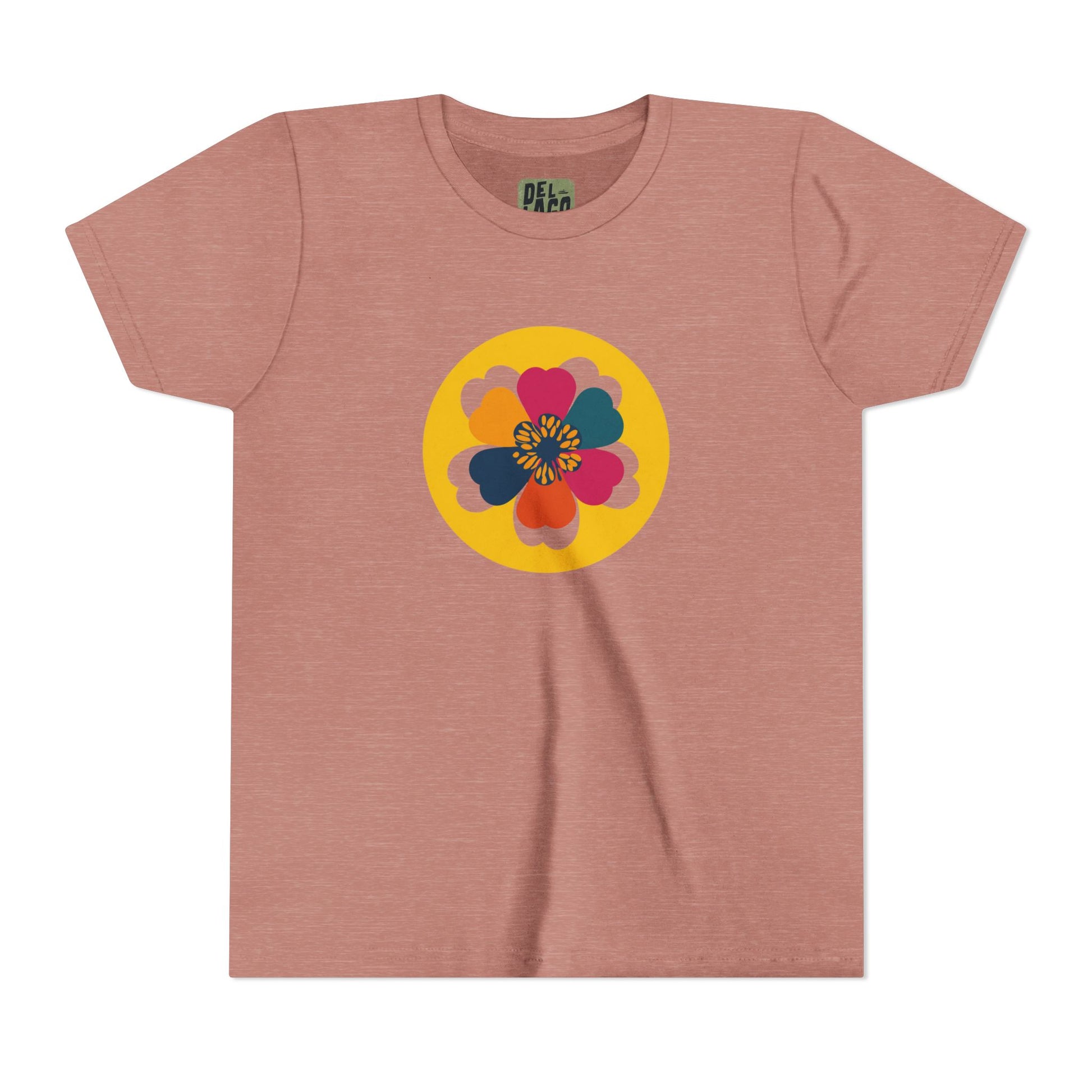 Youth Short Sleeve Flower Tee image 4