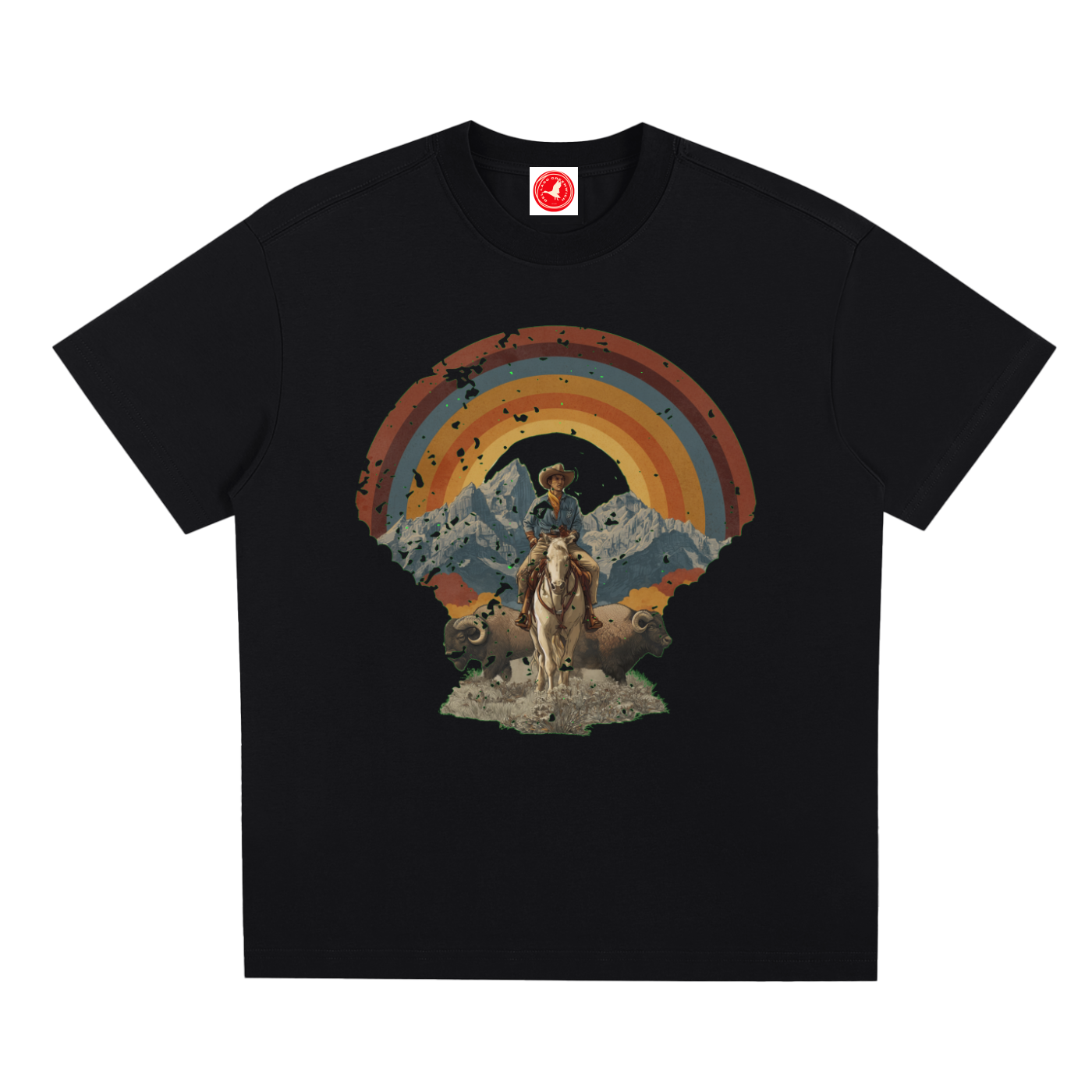 Wild West Sunset Rider Tee