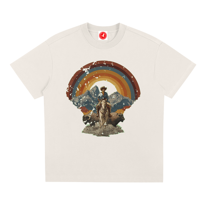 Wild West Sunset Rider Tee