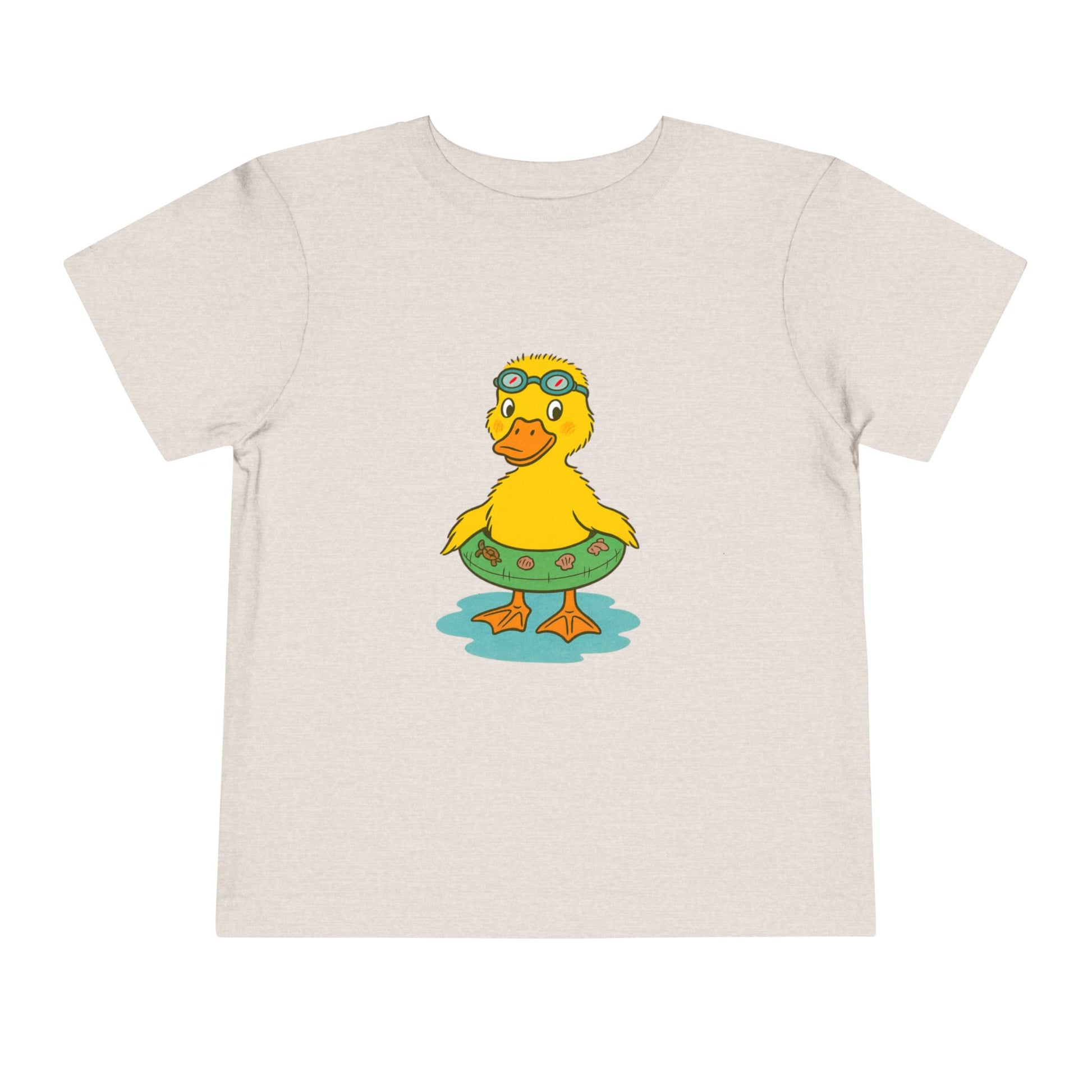 Duck with a floaty and goggles image 3