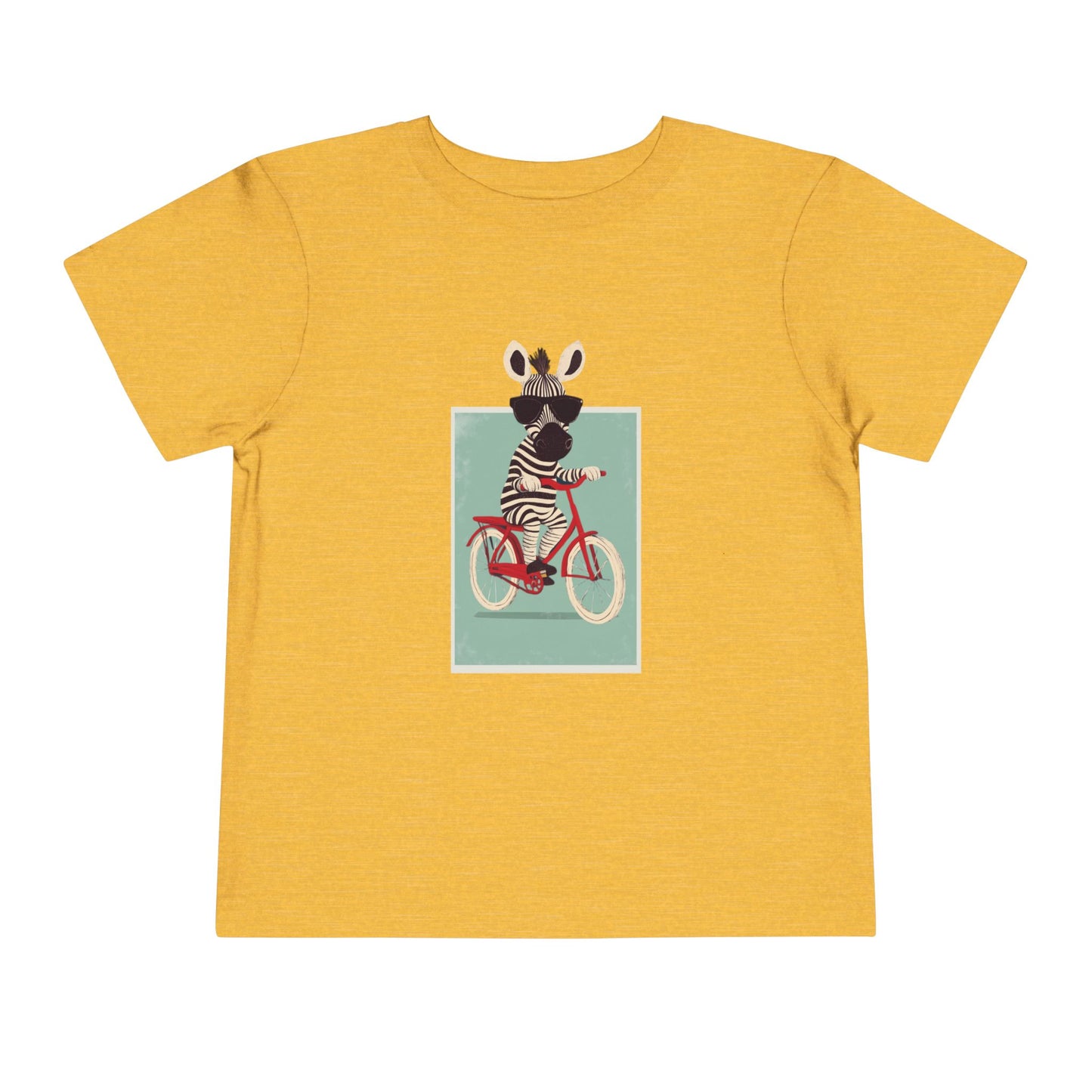 🚴‍♂️🦓 Whimsical Zebra on a Bike Toddler Tee image 11