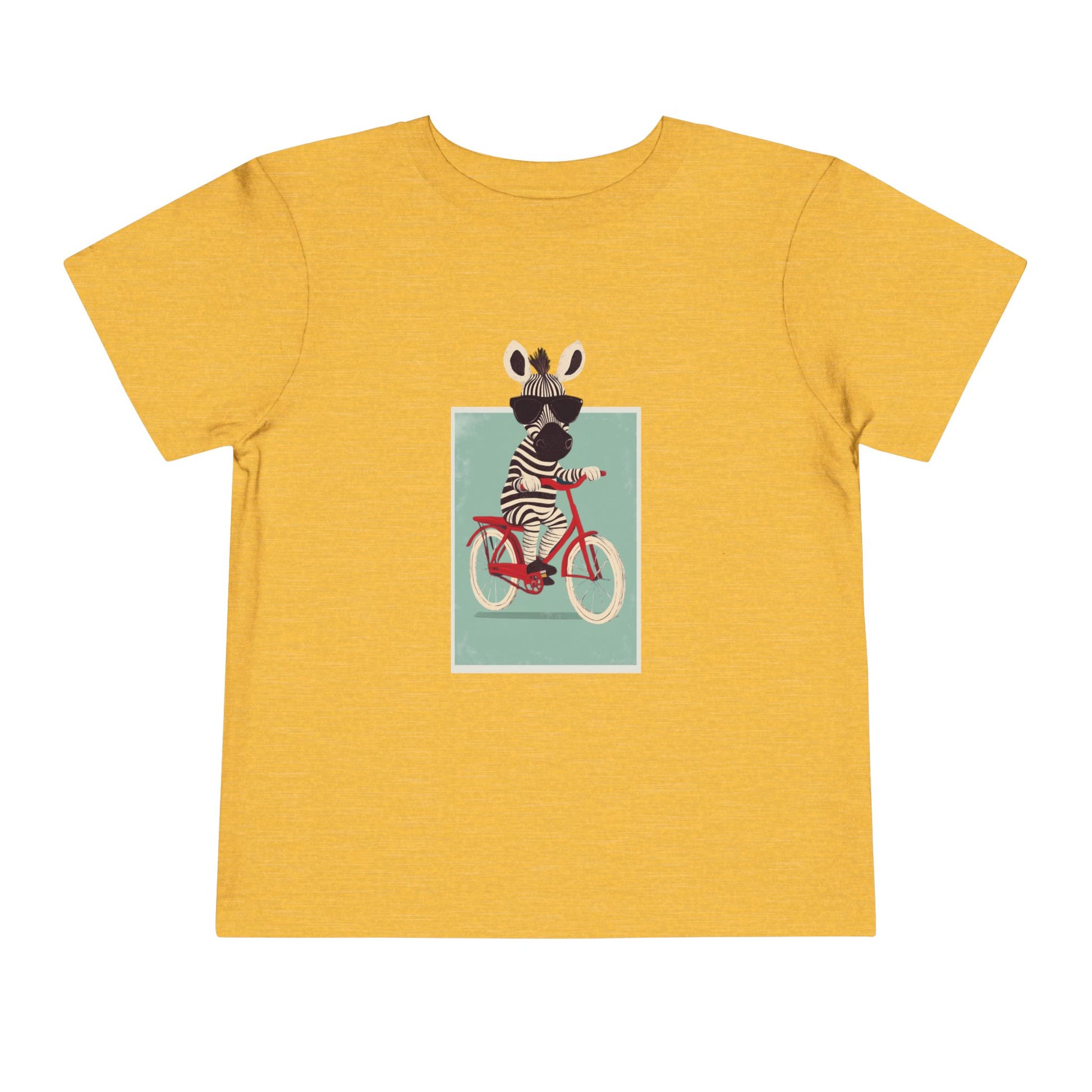 🚴‍♂️🦓 Whimsical Zebra on a Bike Toddler Tee image 11