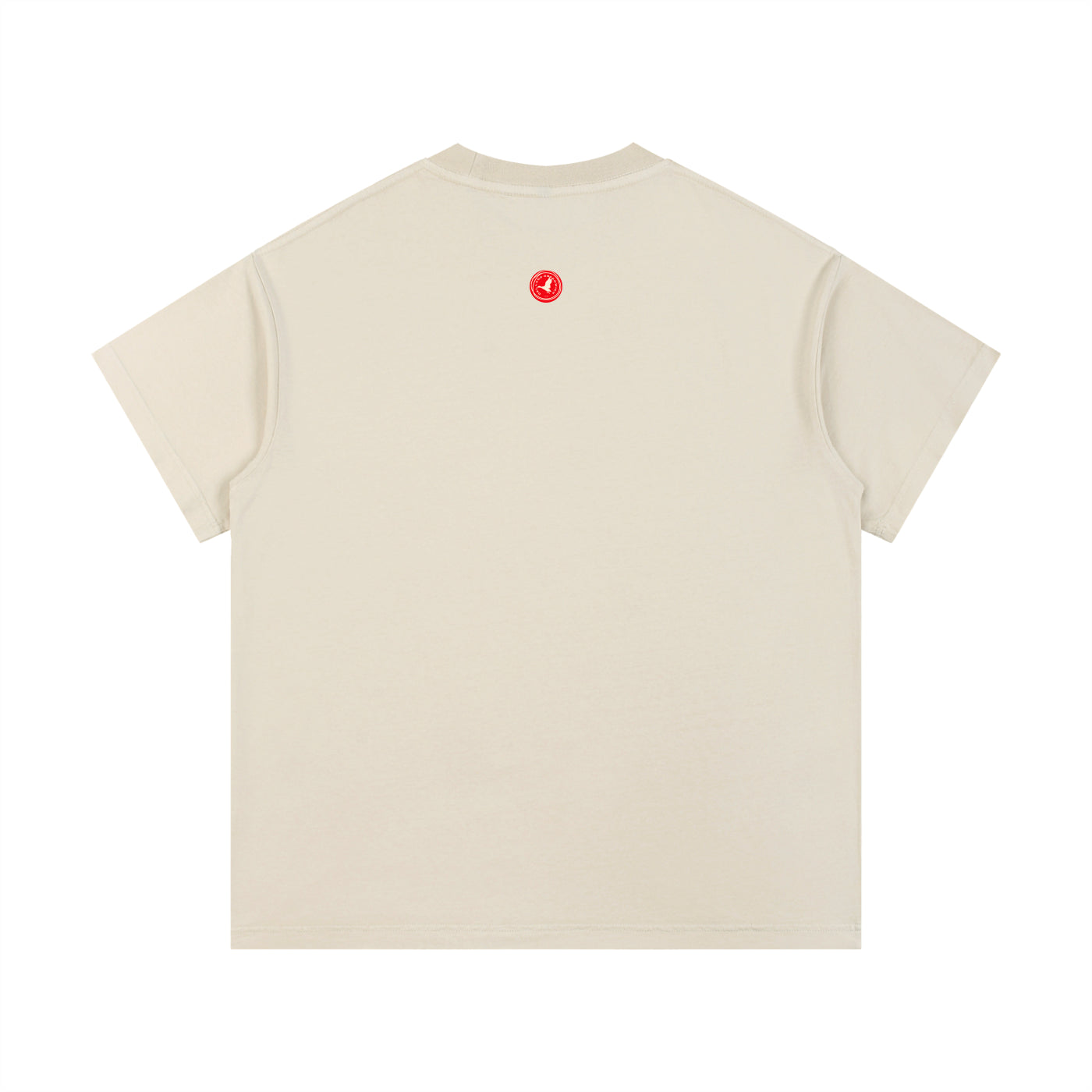 Beige Rustic Rooster graphic t-shirt featuring rooster artwork inspired by rural landscapes and vintage farm illustrations