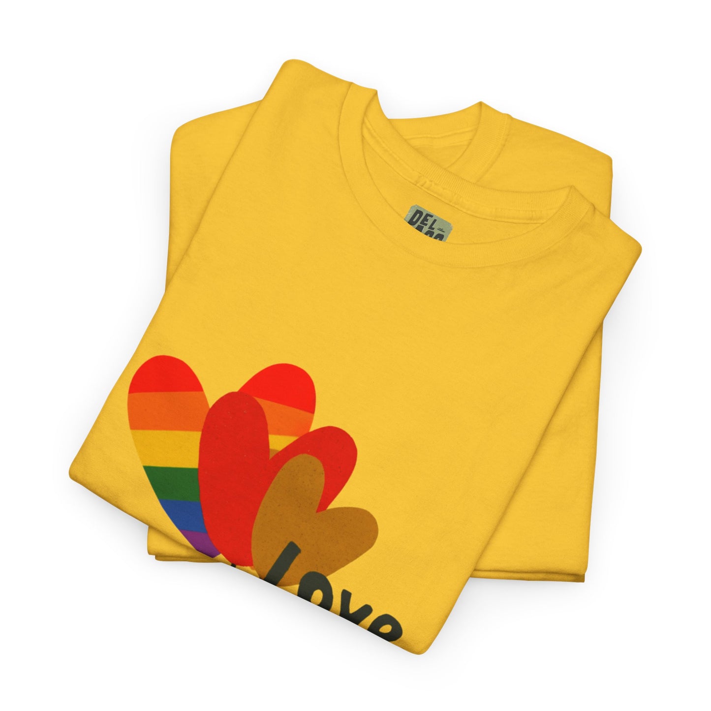 "Love is Love" Heart Balloon T-Shirt – Celebrate Pride & Unity image 4