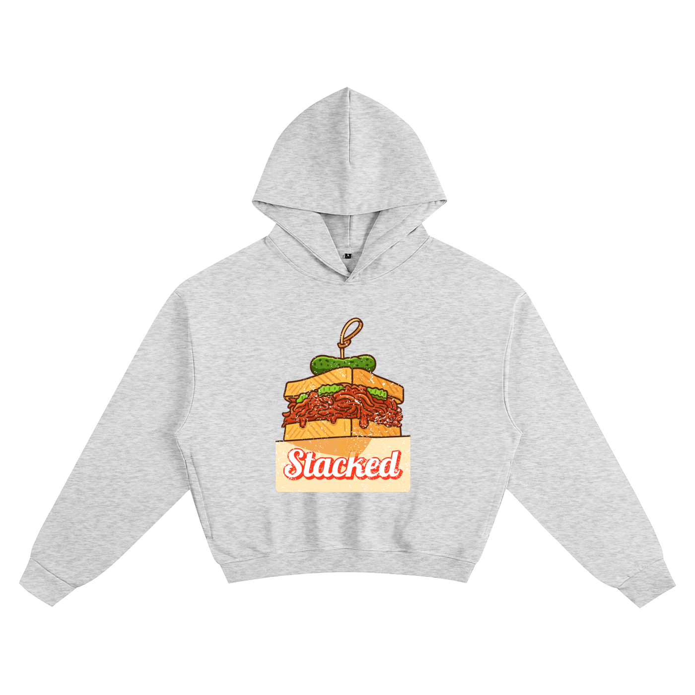 Unisex Cotton Cropped Hoodie