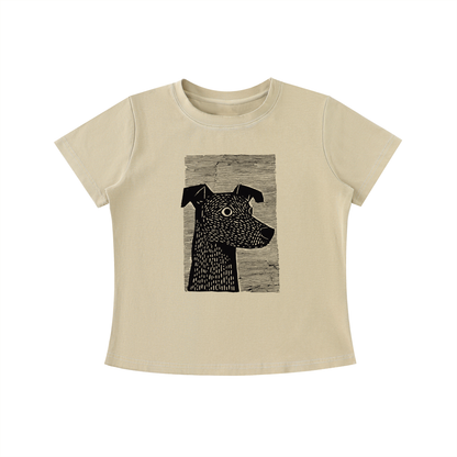 Minimalist Dog Sketch Tee
