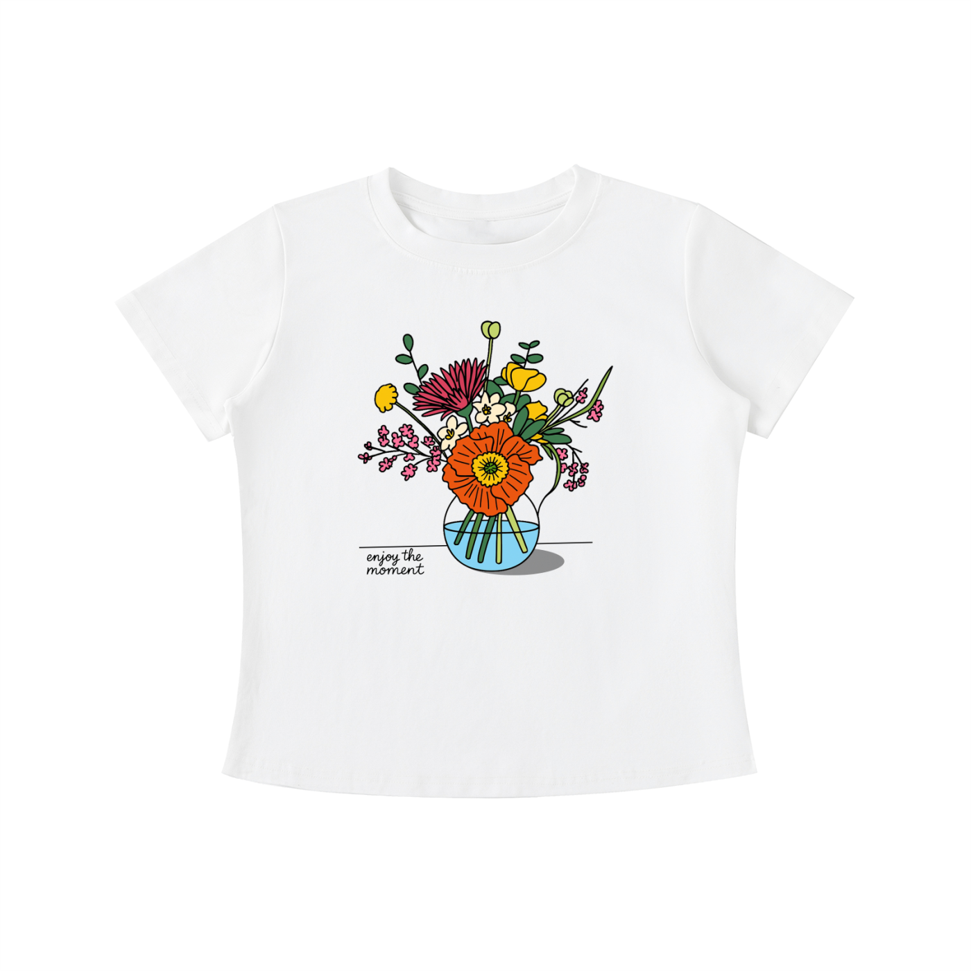 Enjoy the Moment Floral Tee