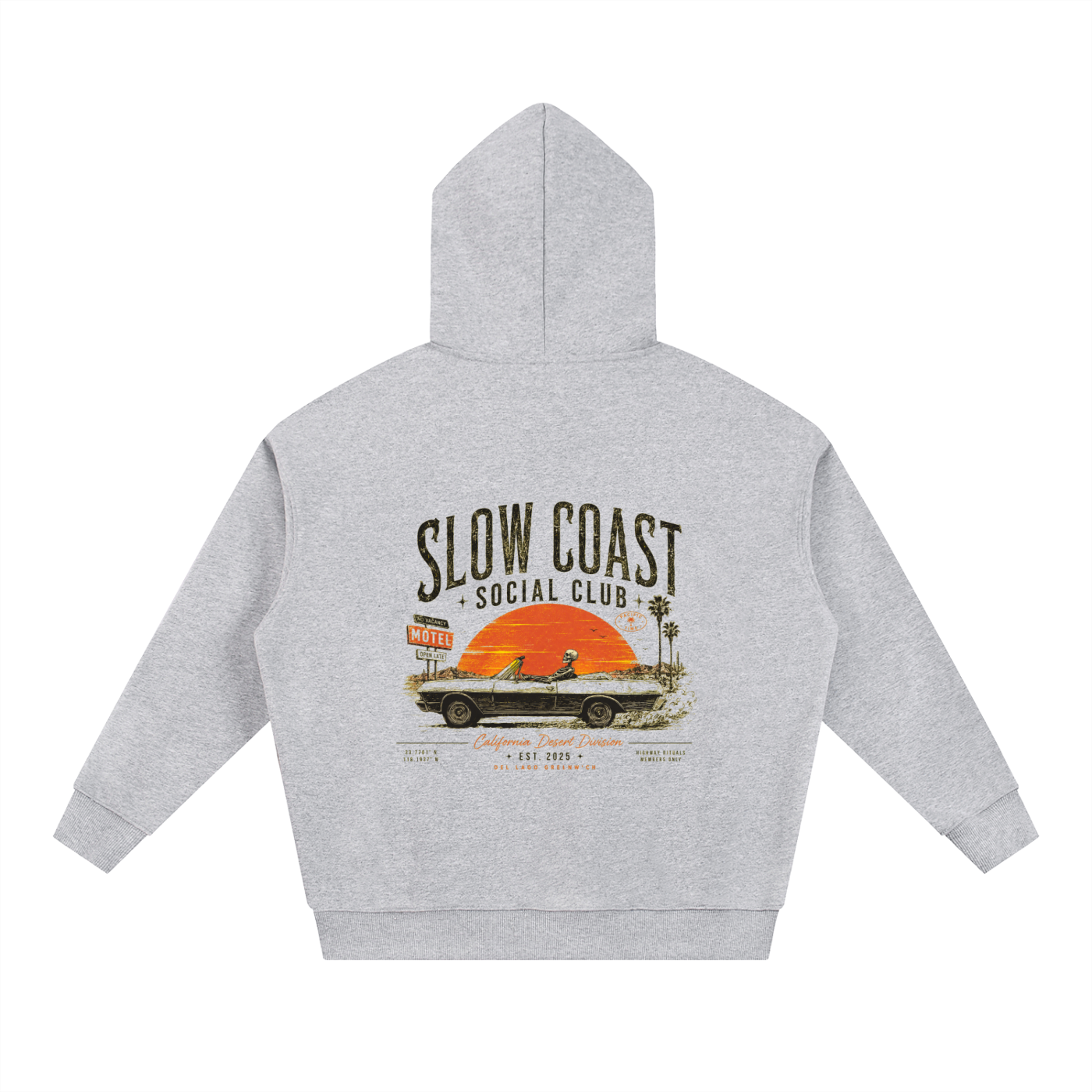 Slow Coast Social Club Hoodie