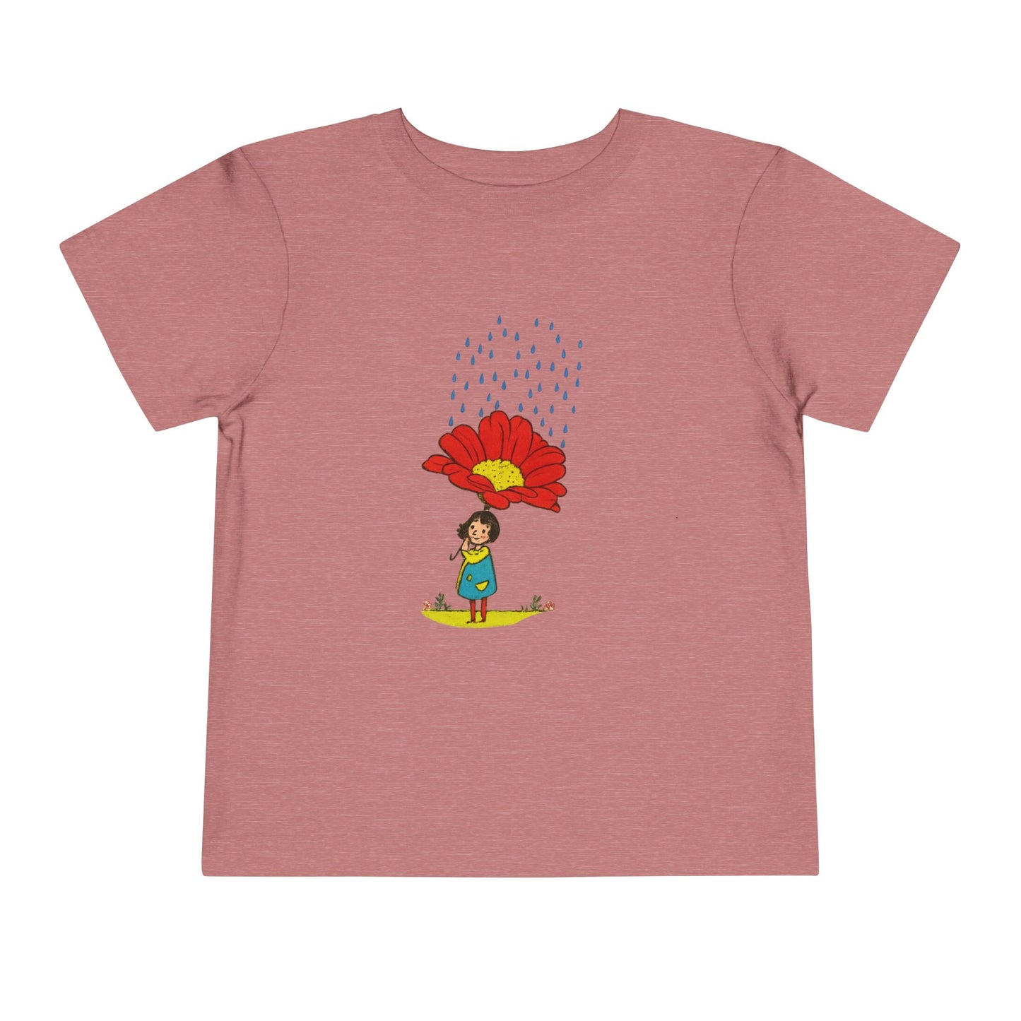 “Flower Umbrella” Toddler Tee image 0
