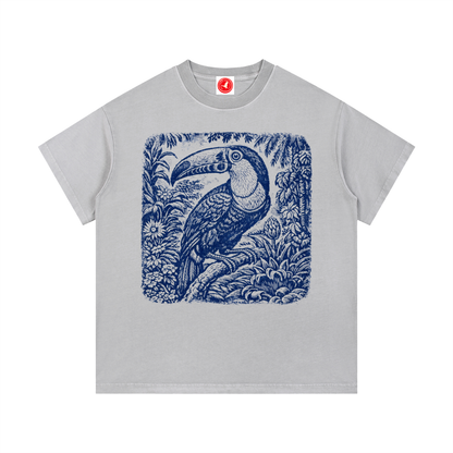 Vintage Botanical Bird Tee