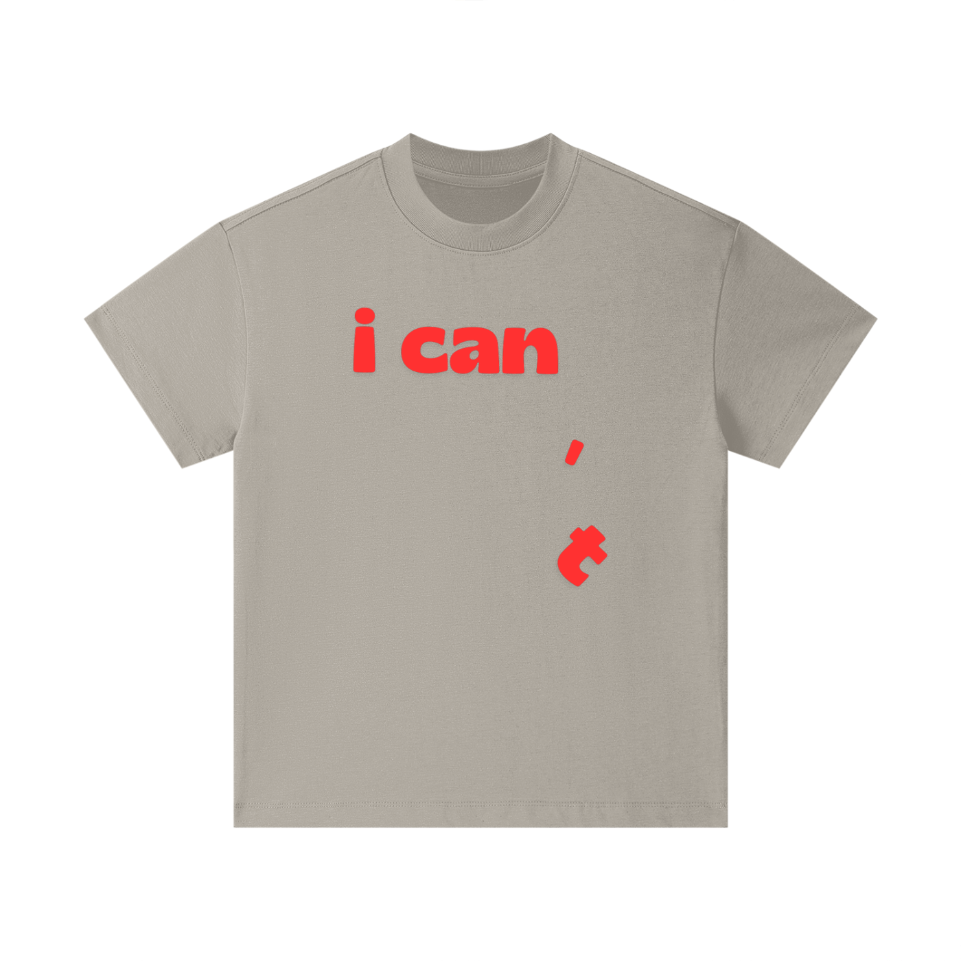 Motivational I Can graphic printed on cotton kids t-shirt
