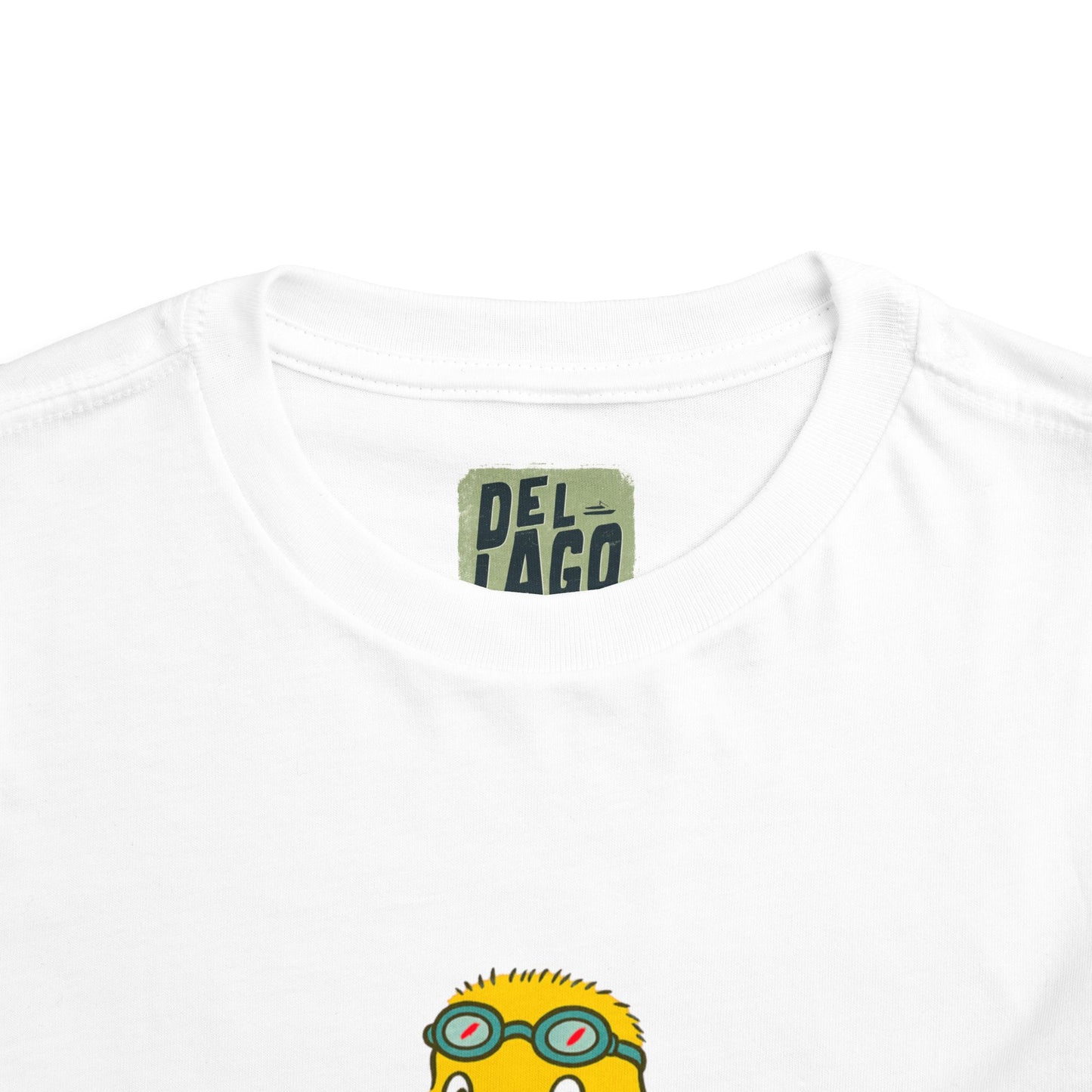 Duck with a floaty and goggles image 1