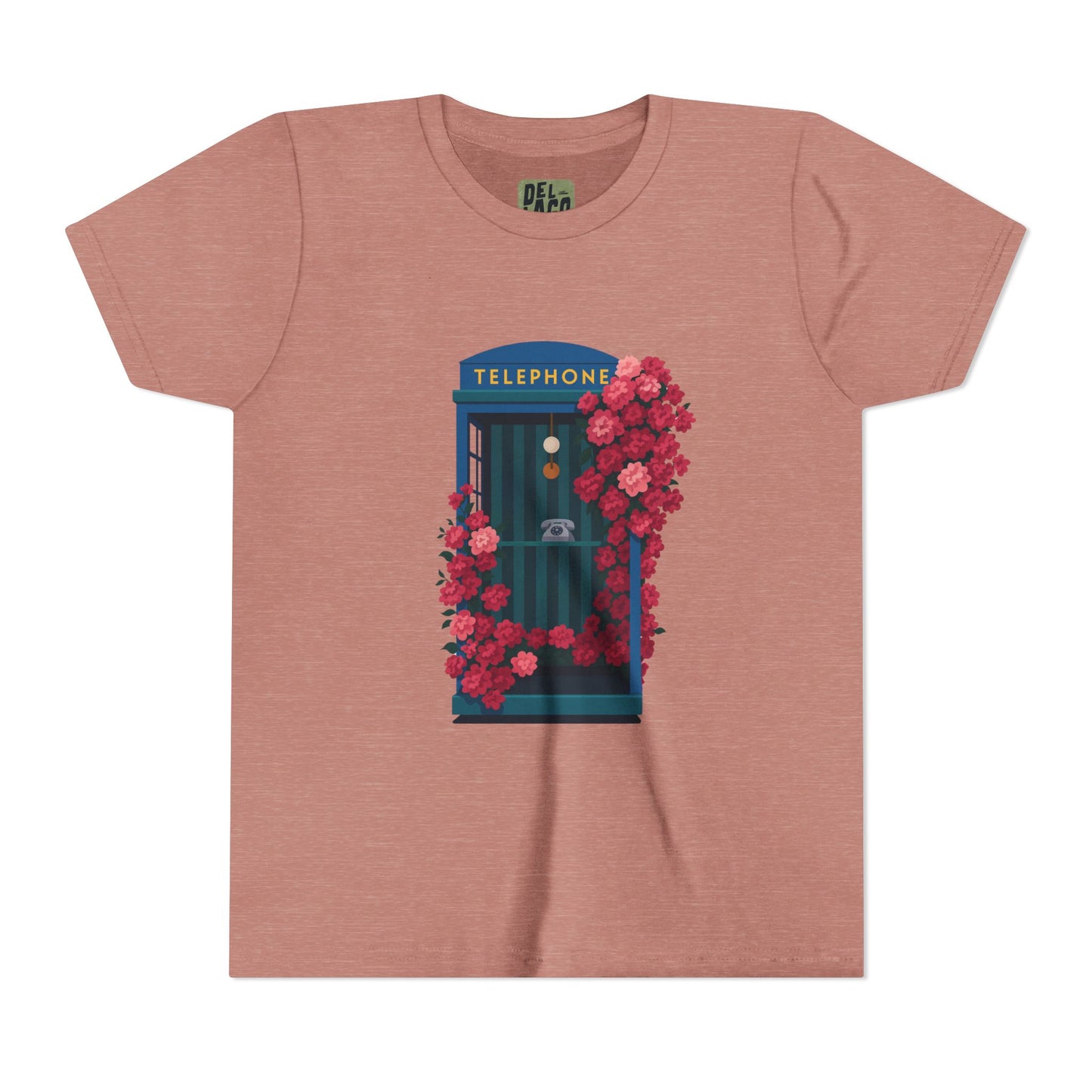 Vintage Floral Phone Booth Tee - Youth image 7
