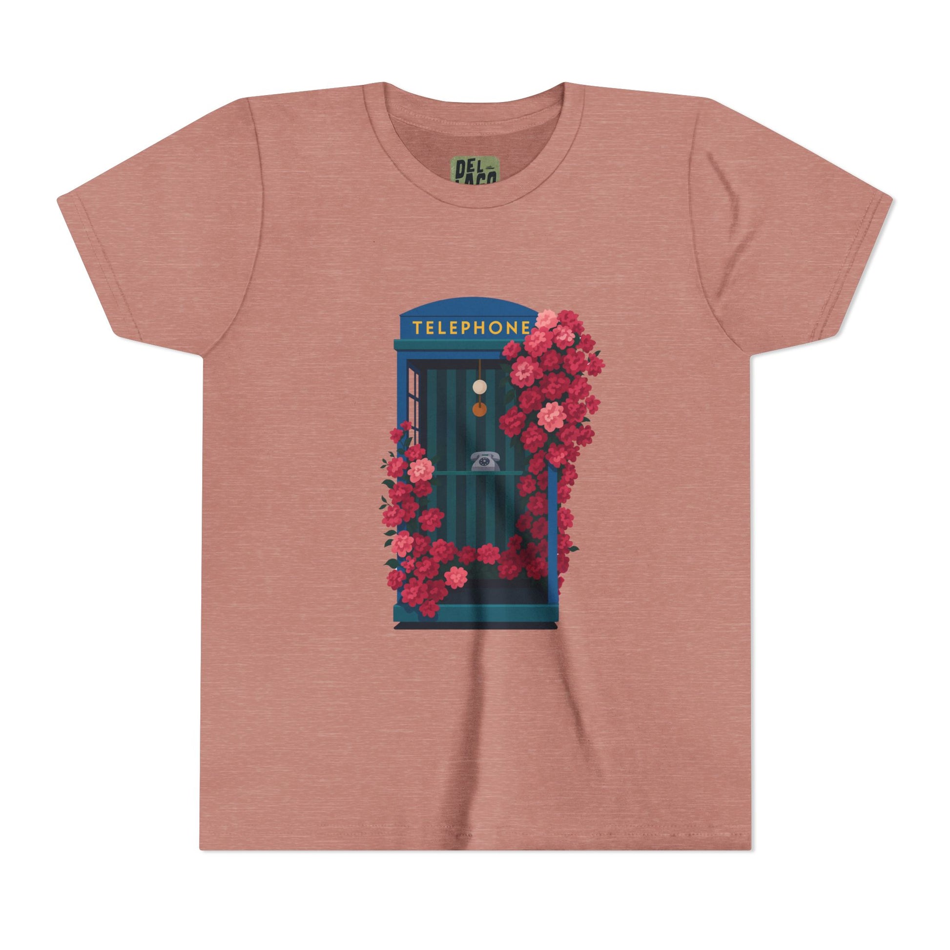 Vintage Floral Phone Booth Tee - Youth image 7
