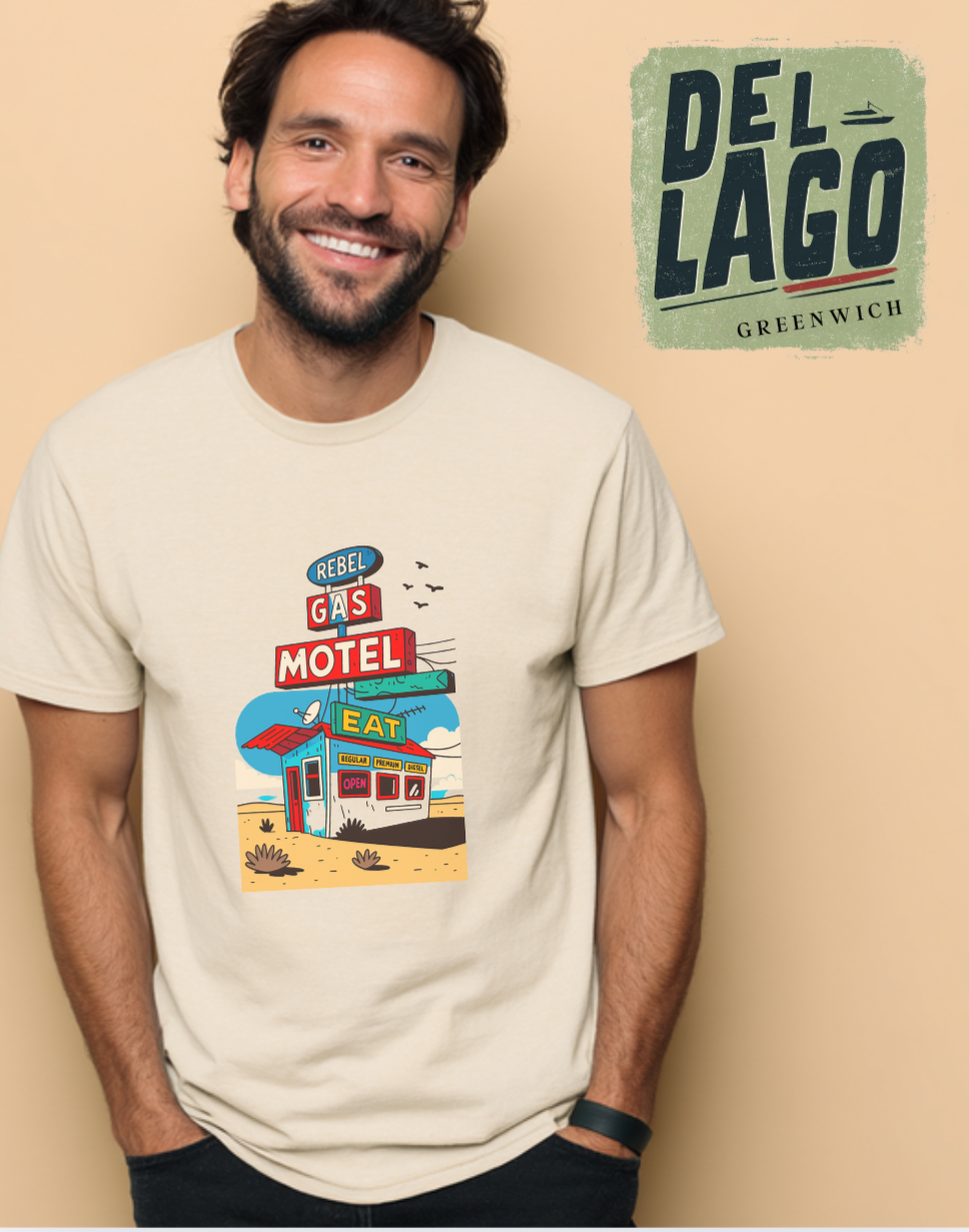 Retro Motel Graphic Tee image 1